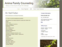 Tablet Screenshot of animafamilycounseling.com
